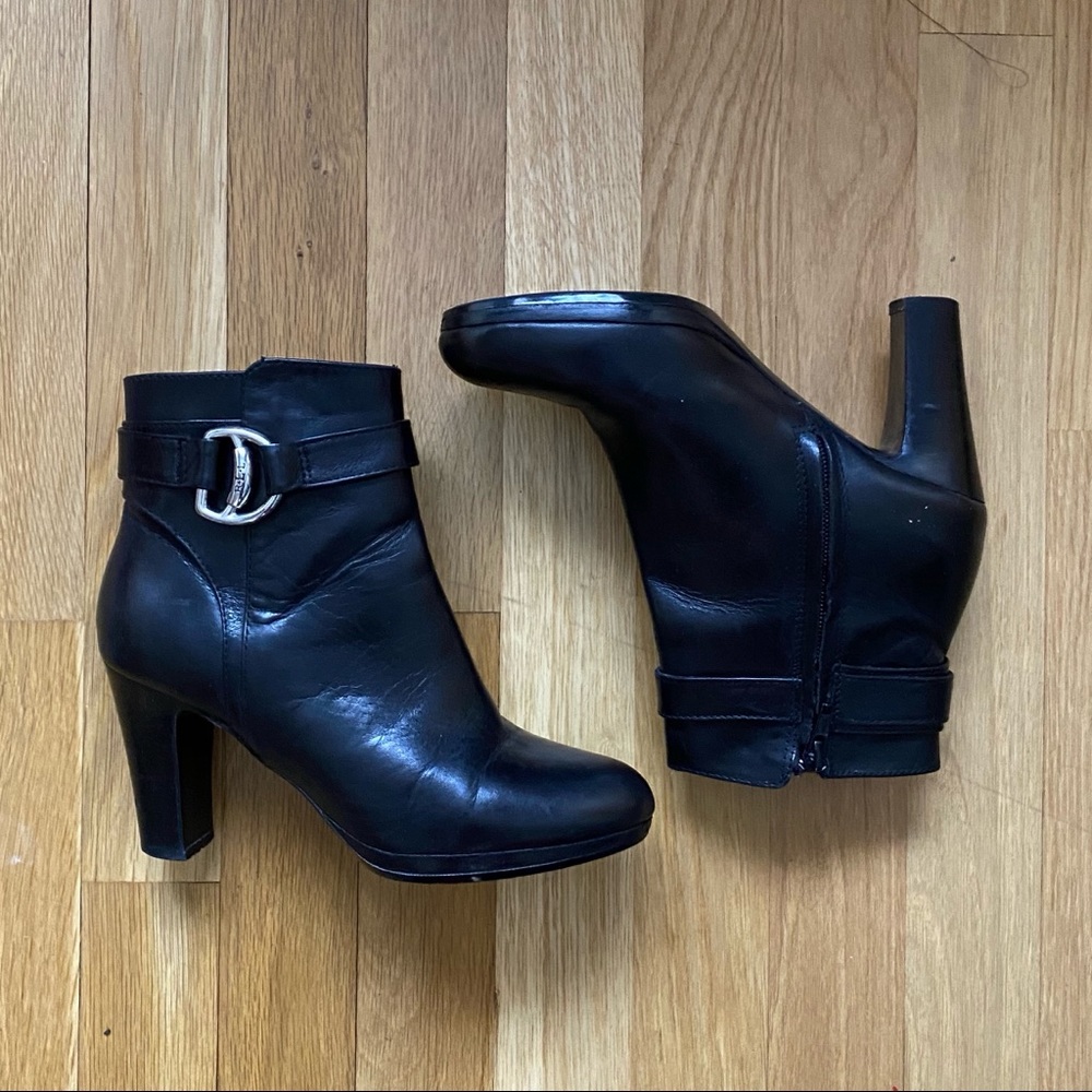 Lauren Ralph Lauren Mandy Ankle Boots Size 5 Black